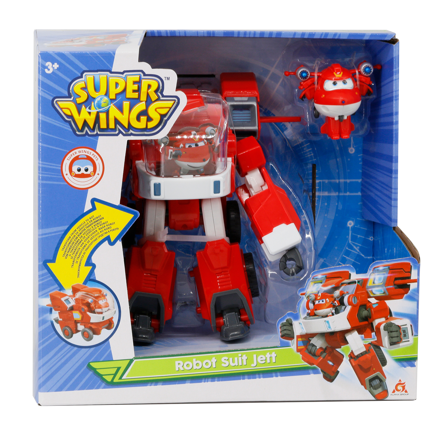 Игровой набор Super Wings Костюм трансформера без механизмов EU750321 - фото 4