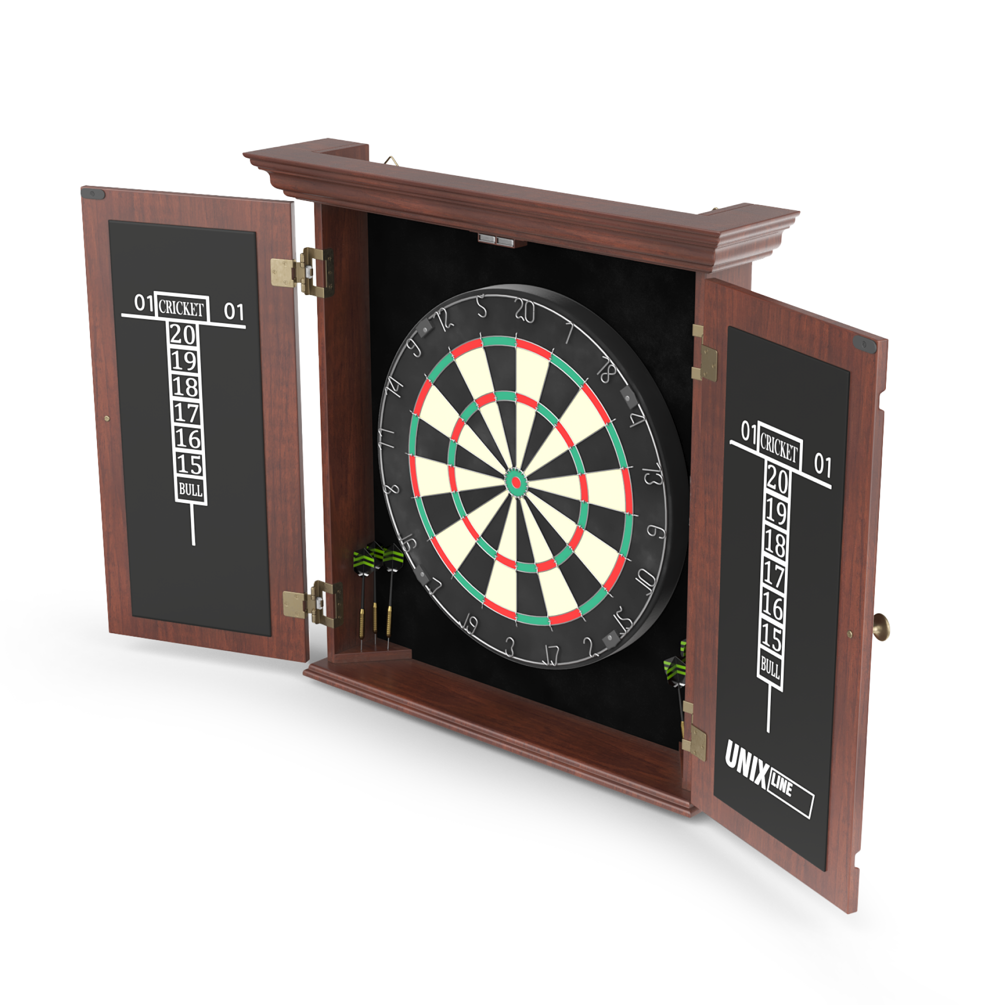 Дартс UNIX line Dartboard D-46cm Wood - фото 13