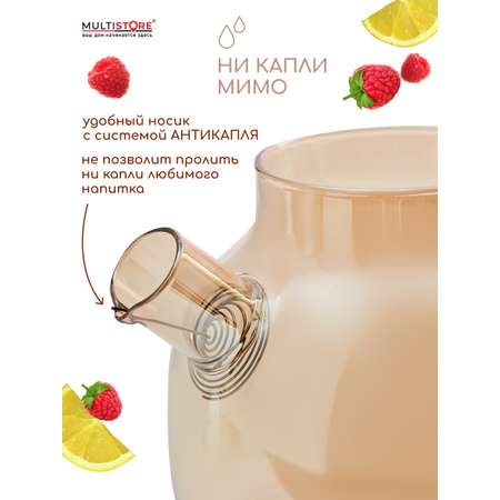 Чайник заварочный Multistore стеклянный 900 мл