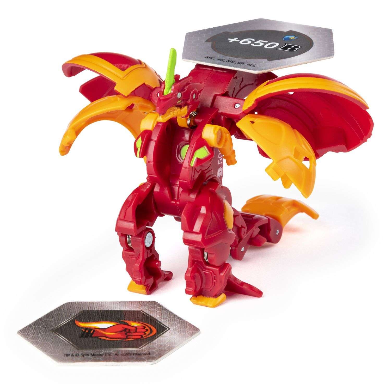 Фигурка-трансформер Bakugan Ультра DragonoidEvo Red 6045146/20114719 - фото 1