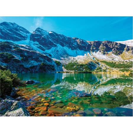Алмазная мозаика Остров Сокровищ 40х50 см Горное озеро