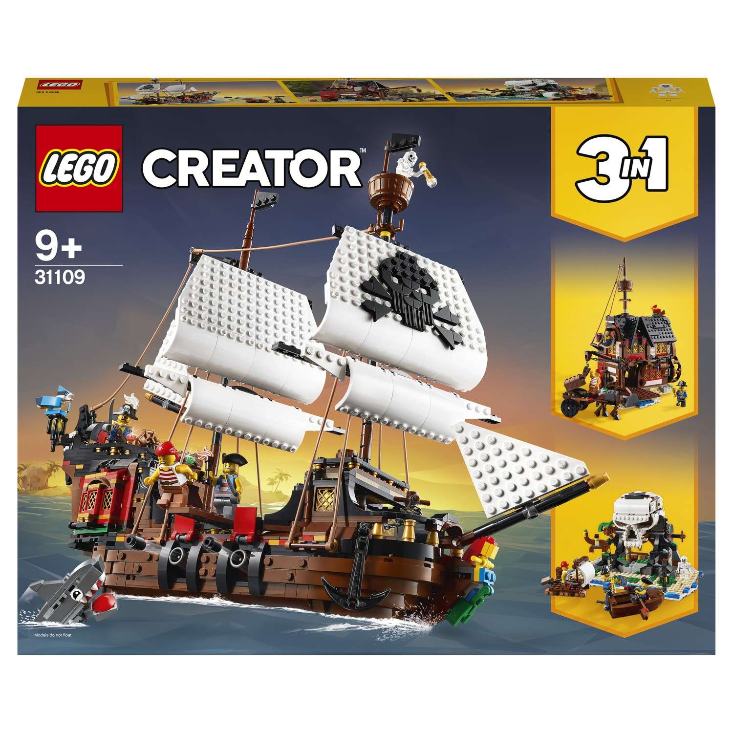 Конструктор LEGO Creator Пиратский корабль 31109 - фото 2