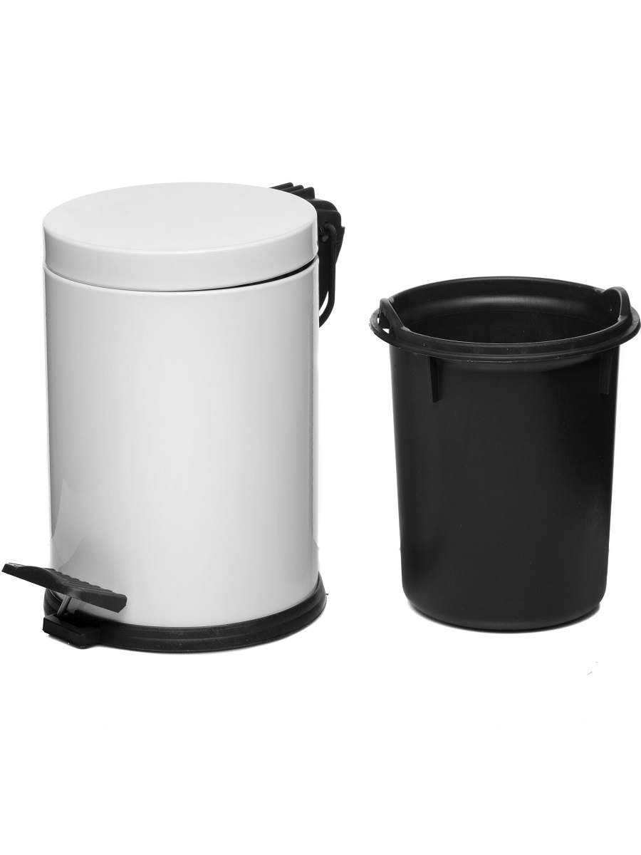 Ведро для мусора NAVAKO Aquila 3L Mini White - фото 3