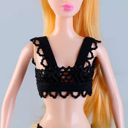 Одежда Sima-Land для кукол «Модное белье» цвет цёрный