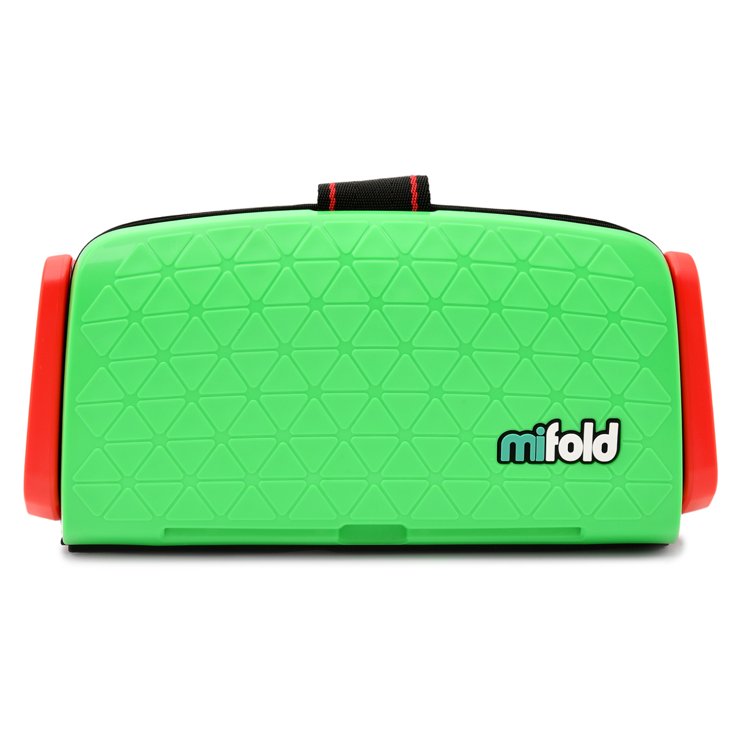 Бустер Mifold автомобильный the Grab-and-Go Booster seat/Lime Green зеленый - фото 3