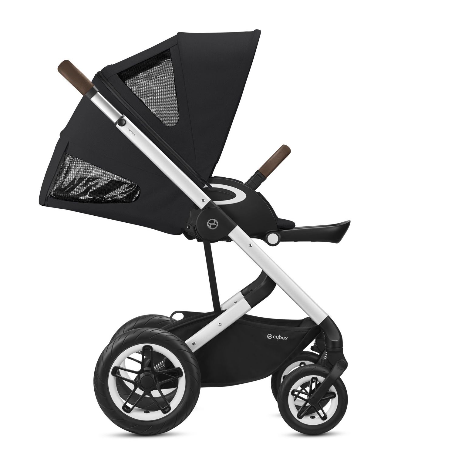 Коляска Cybex Talos S Lux SLV с дождевиком Deep Black - фото 6