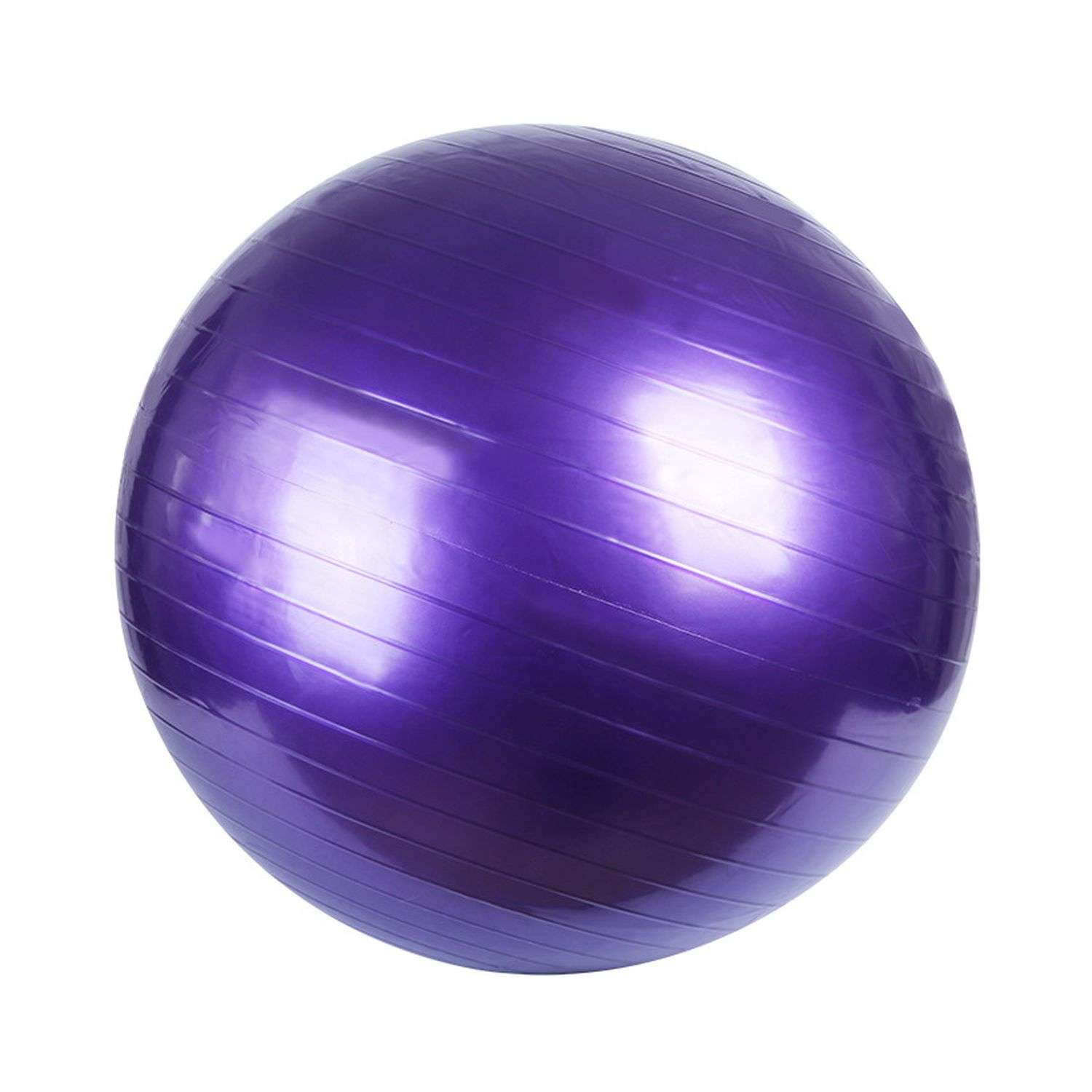 Фитбол Beroma с антивзрывным эффектом 65 см фиолетовый - фото 1