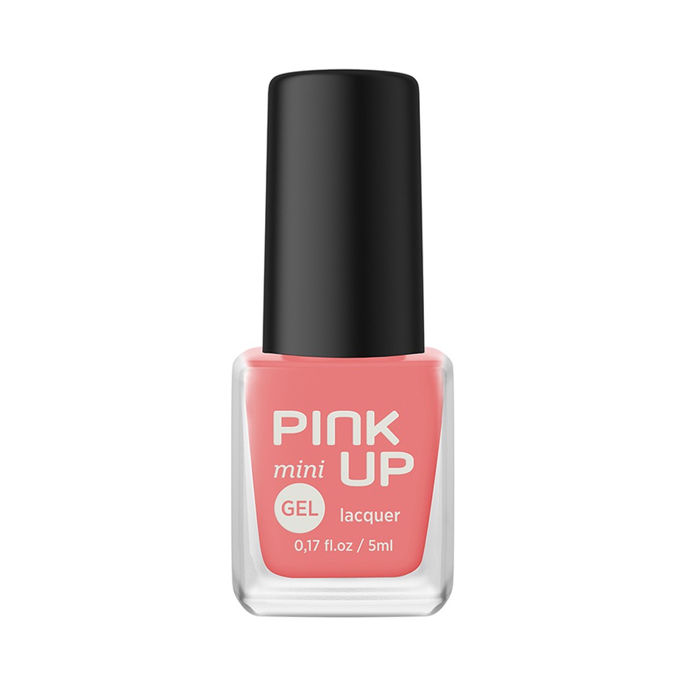 Лак для ногтей Pink Up mini gel с эффектом геля тон 10 5 мл - фото 3