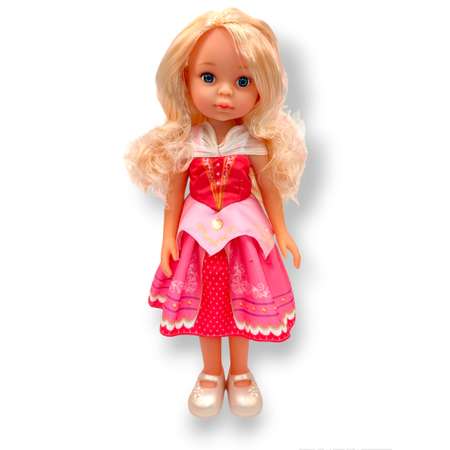 Кукла Рапунцель SHARKTOYS в платье Розочка 32 см коллекция принцесс