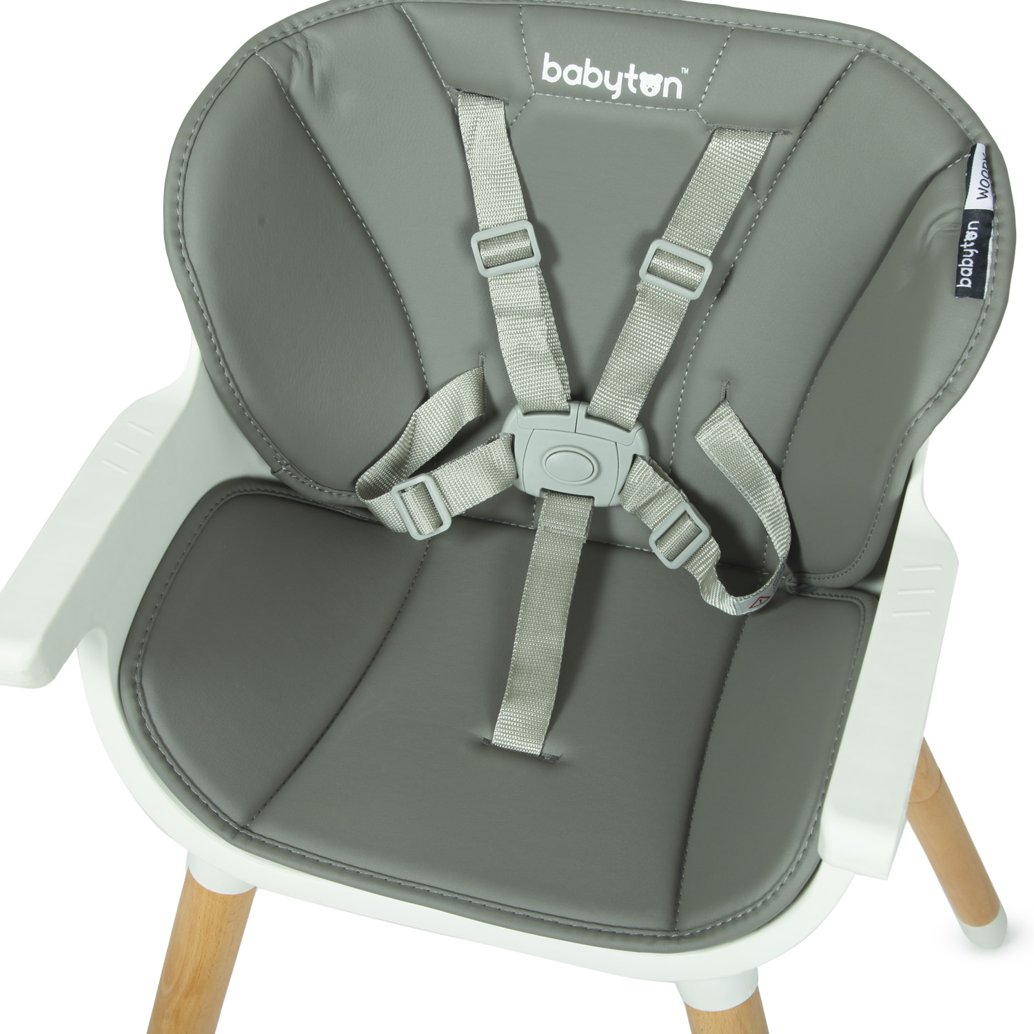 Стул для кормления Babyton Woody Grey - фото 10