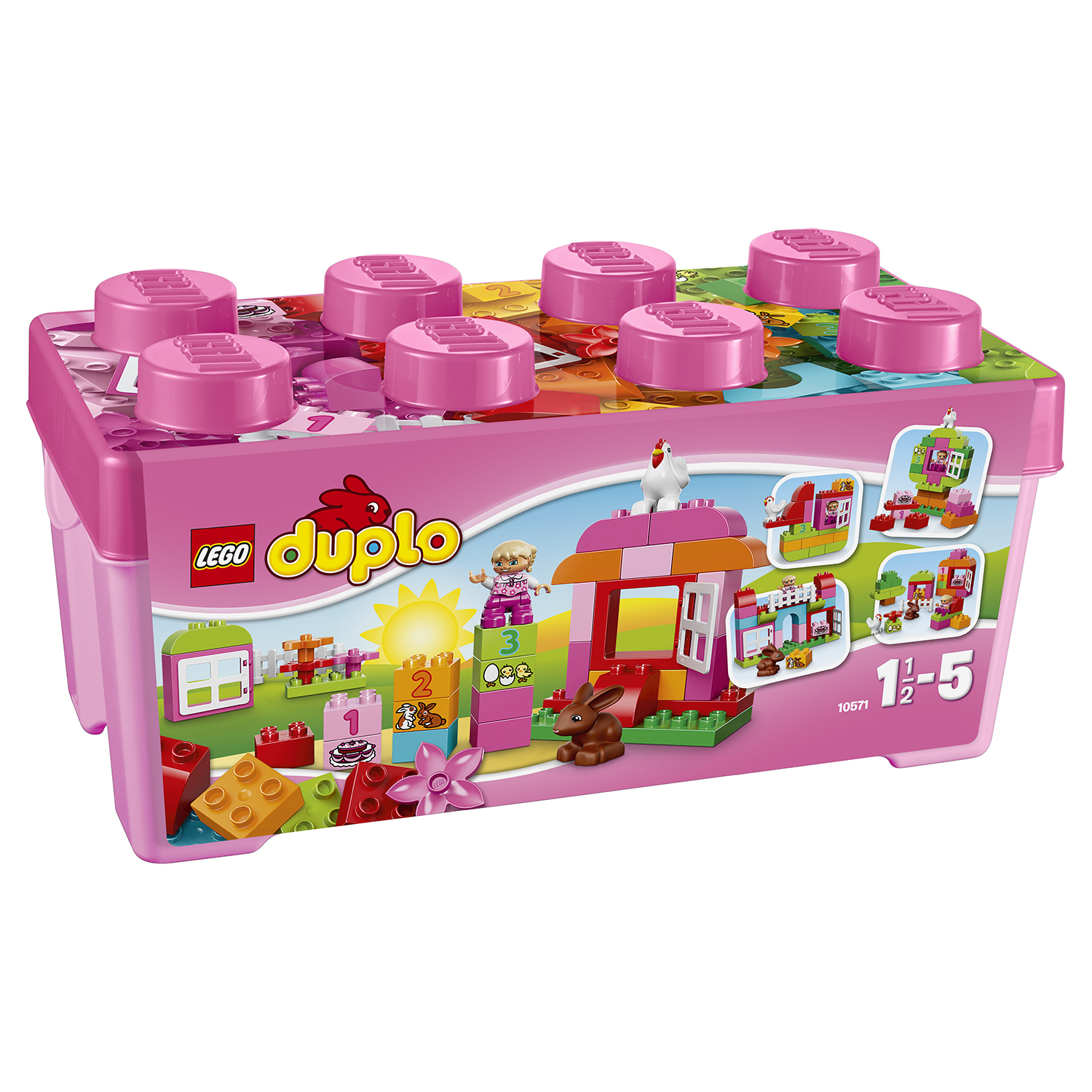 Конструктор LEGO DUPLO My First Лучшие друзья: курочка и кролик (10571)  купить по цене 1269 ₽ в интернет-магазине Детский мир