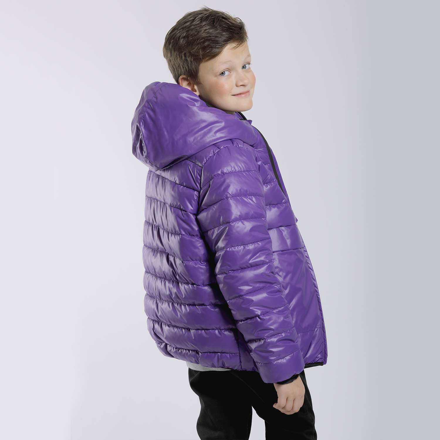 Куртка Orso Bianco OB20924-02_т.фиолетовый - фото 4