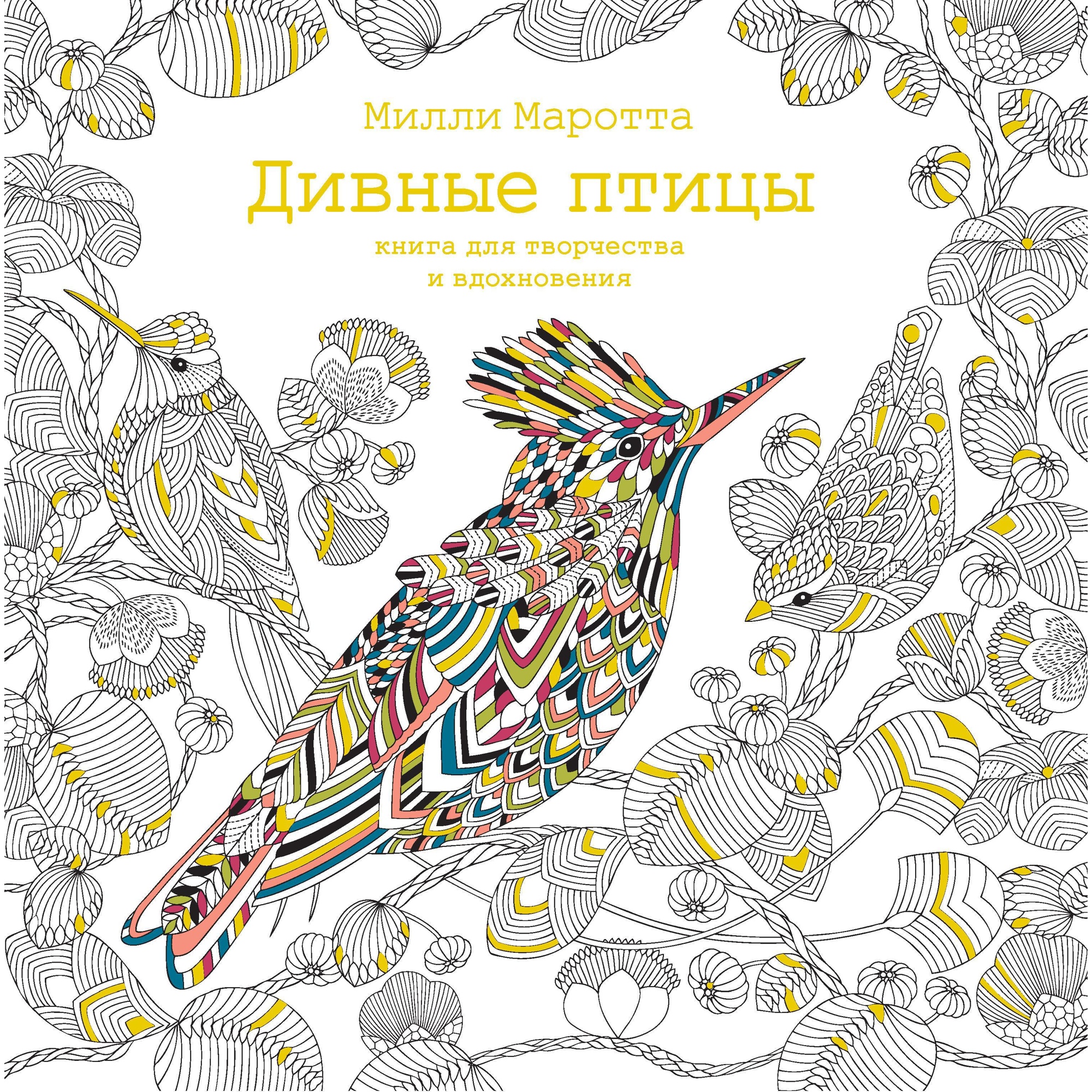 Книга Махаон Дивные птицы. Книга для творчества и вдохновения - фото 1