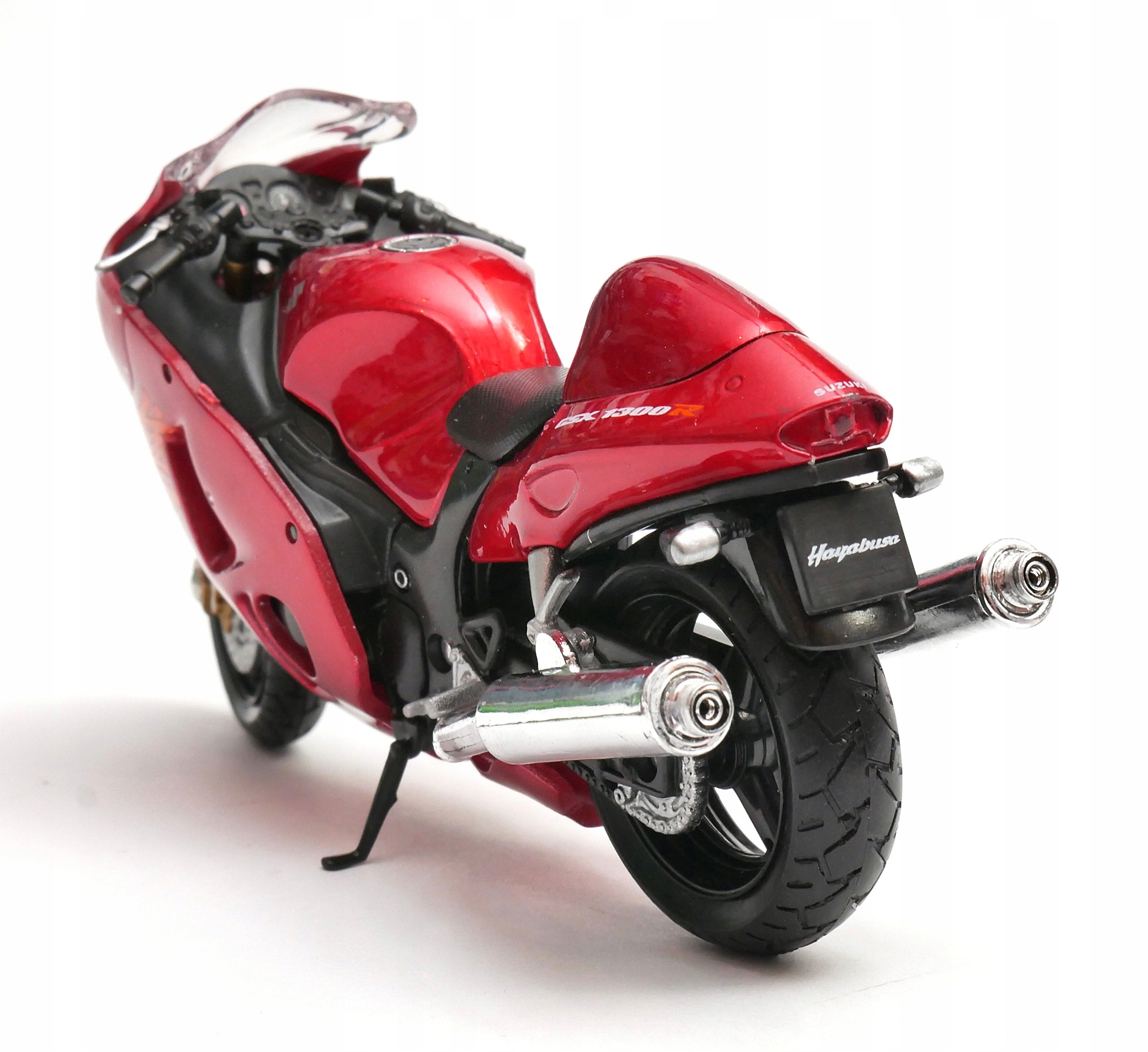 Мотоцикл WELLY 1:18 Suzuki Hayabusa красный 12828PW - фото 2