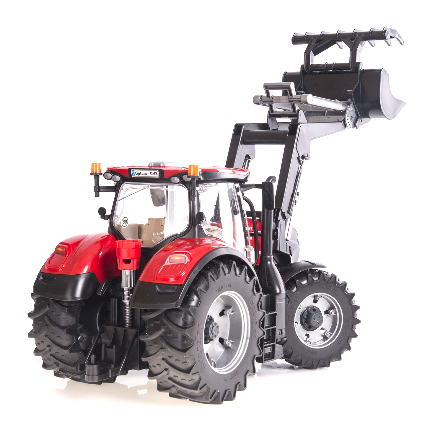 Трактор Bruder Case IH Optum 300 CVX с погрузчиком 03-191 - фото 2