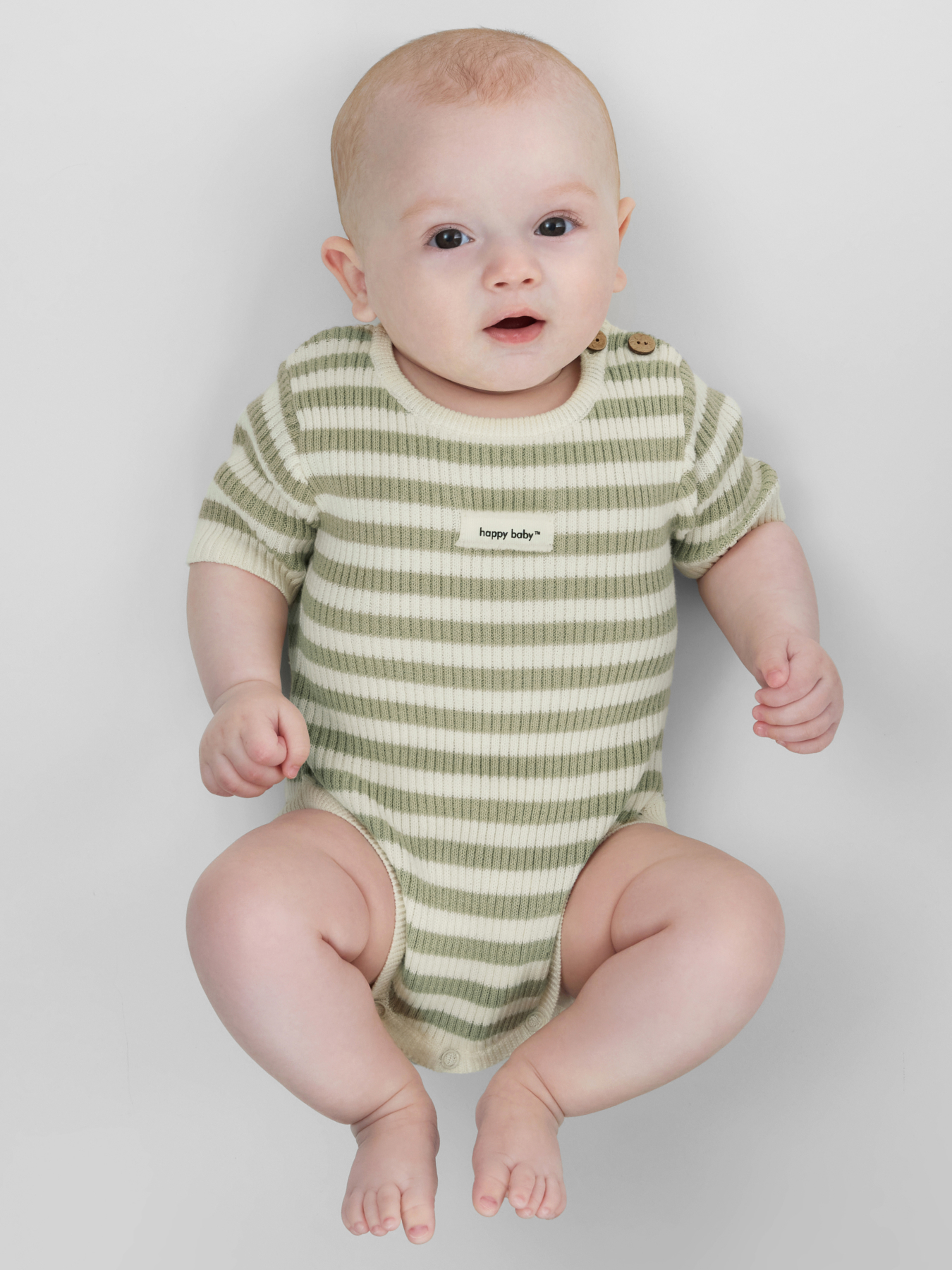 Боди Happy Baby 90142-0_milky-olive - фото 1