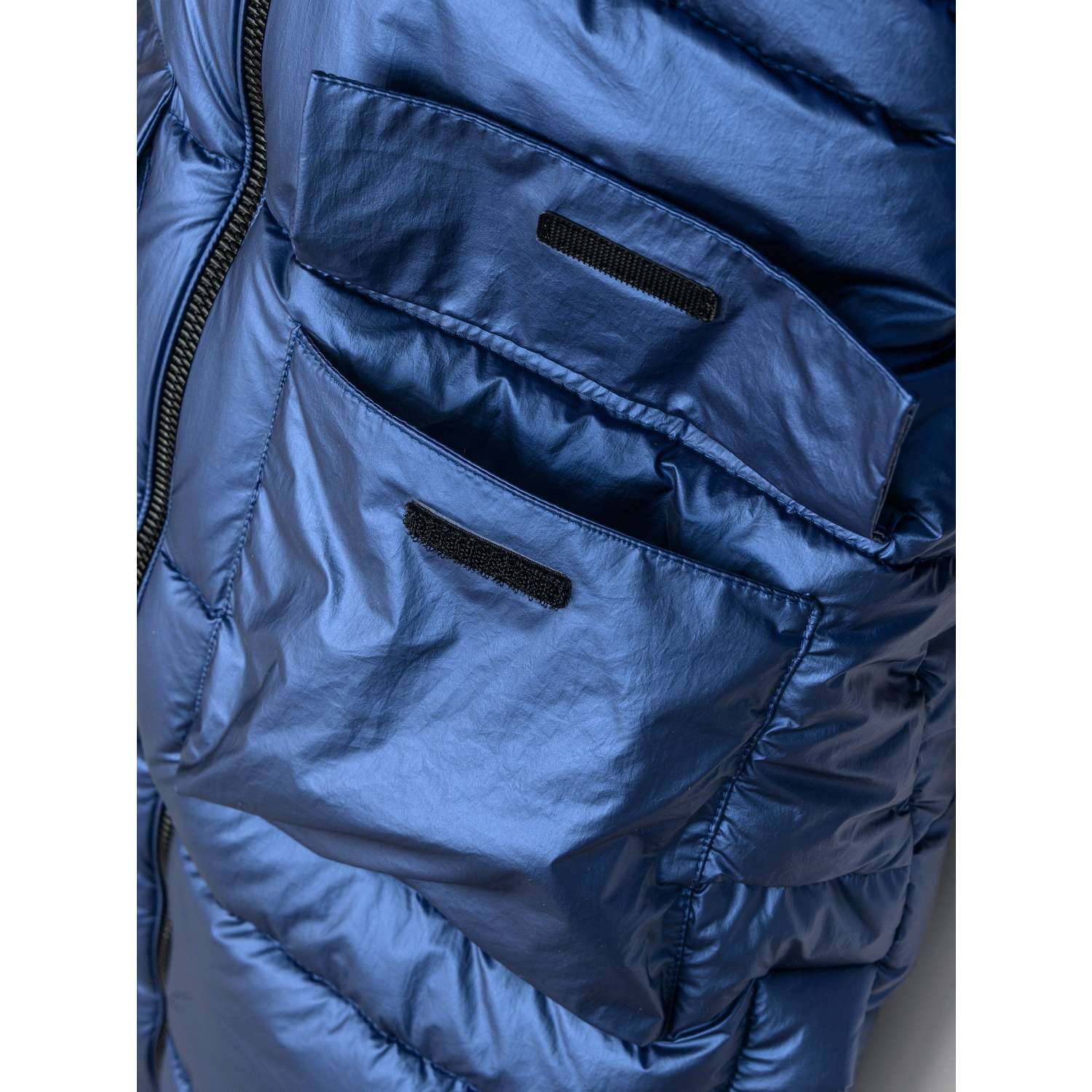 Пальто Orso Bianco OB41124-22_синий блеск - фото 4