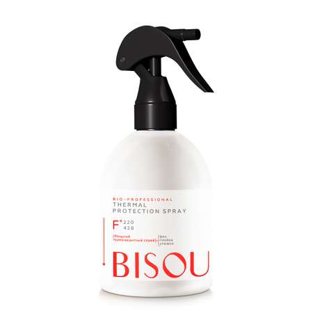 Термозащитный спрей BISOU для укладки волос защита до 220 С от термических ударов 285 мл