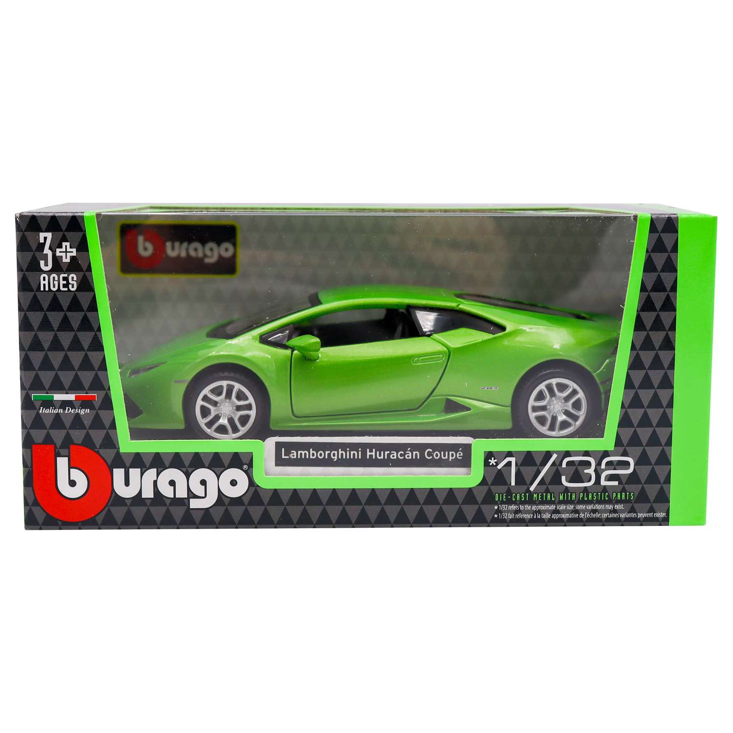Машинка Bburago зелёная 18-43063 18-43063 - фото 3