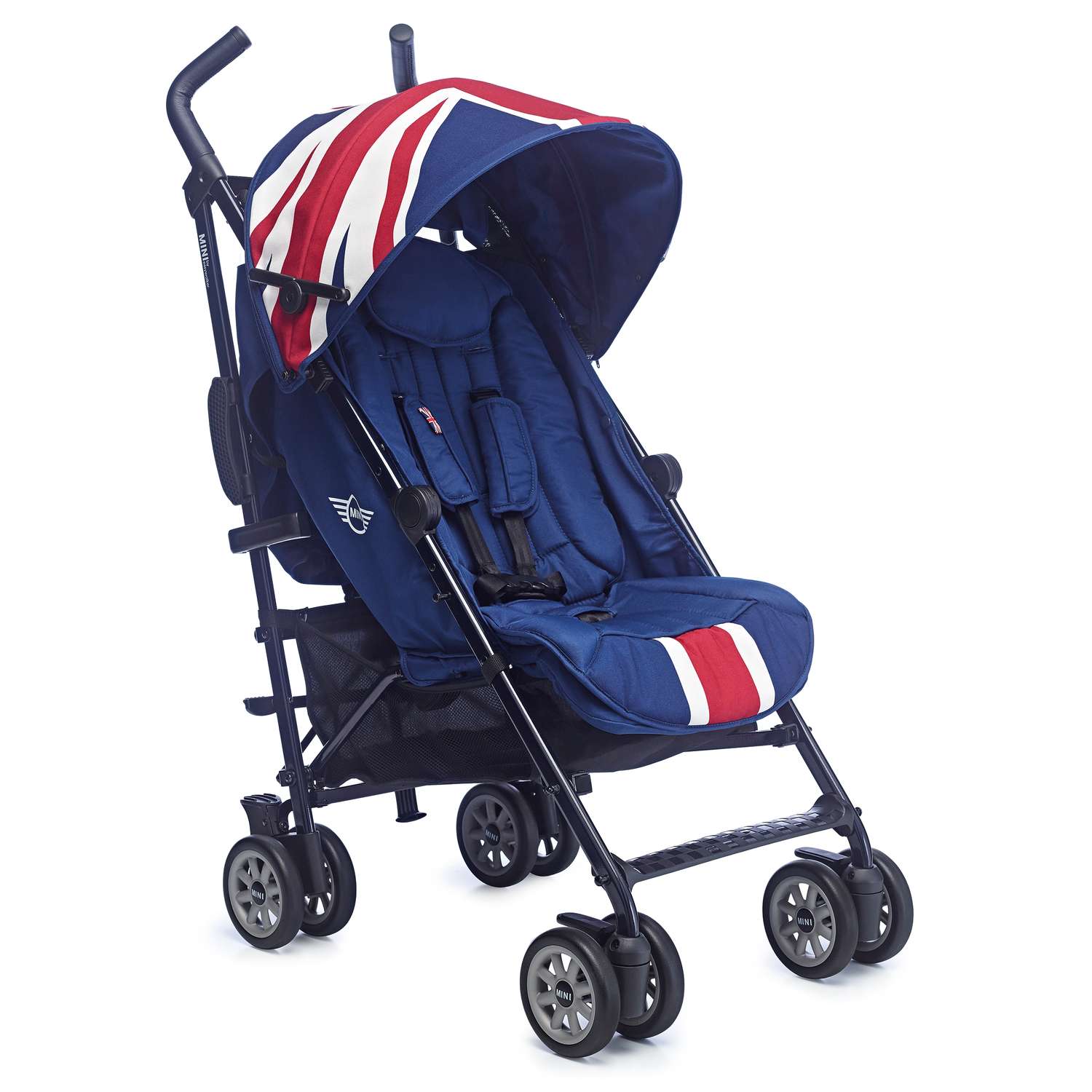 Коляска Easywalker Mini Buggy Union Jack Classic c бампером - фото 3