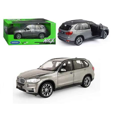 Автомобиль Welly BMW BMW X5 1:24 серый