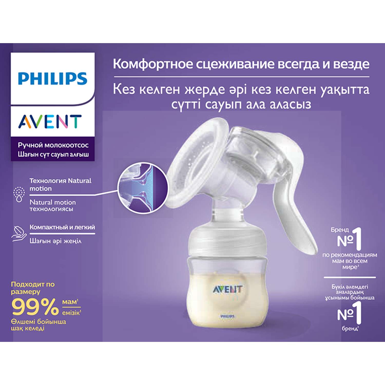 Ручной молокоотсос Philips AVENT Comfort SCF330/12