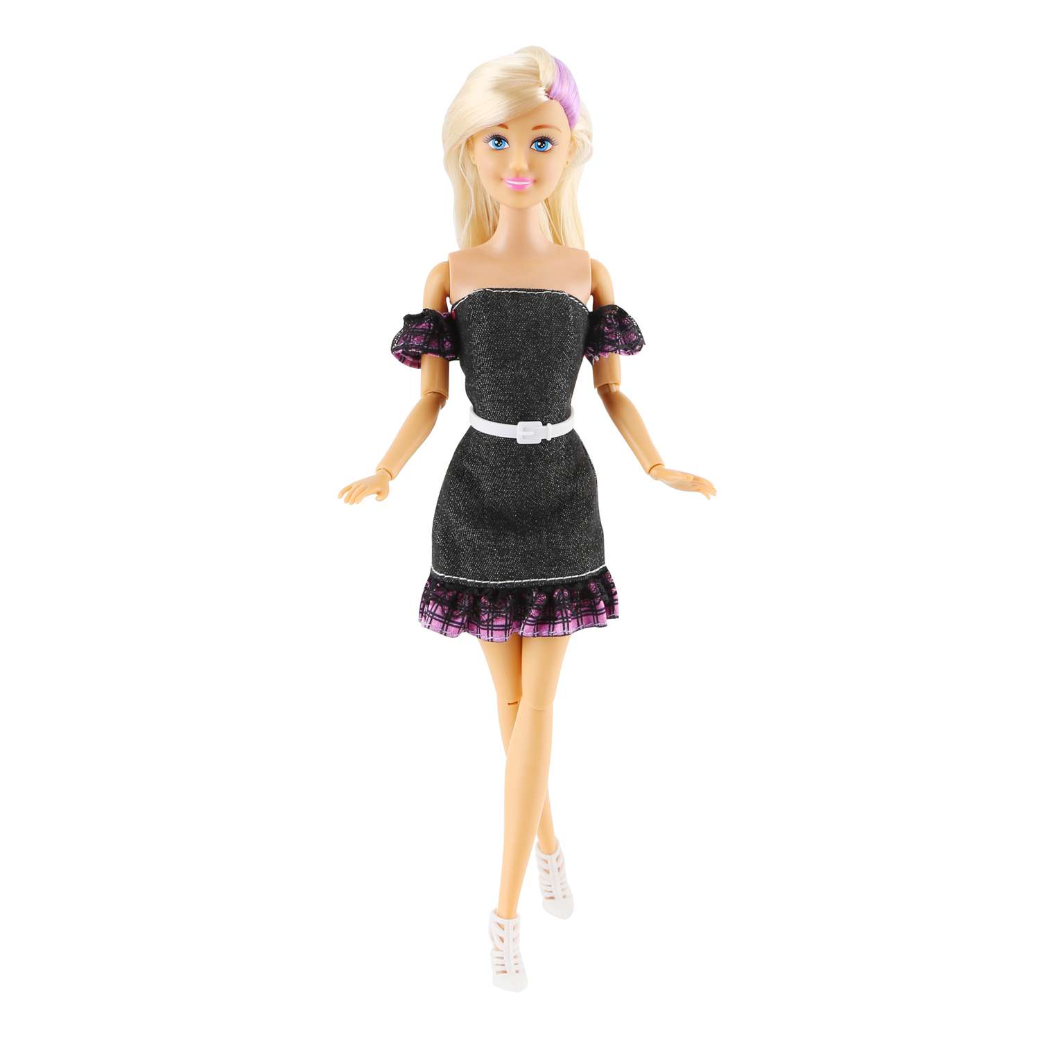 Кукла Demi Star в черном платье с ремнем 616056D 616056D - фото 1