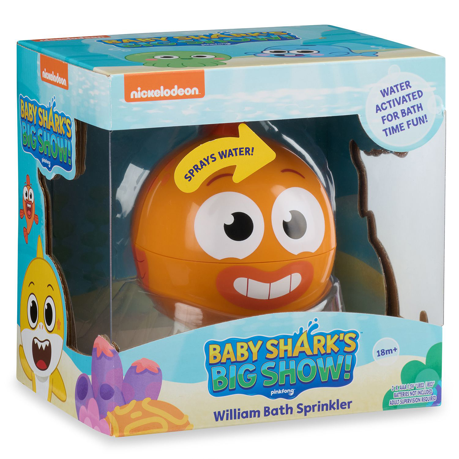 Игрушка для ванной Wow Wee друг Baby Shark Уильям - фонтан 61514 - фото 3