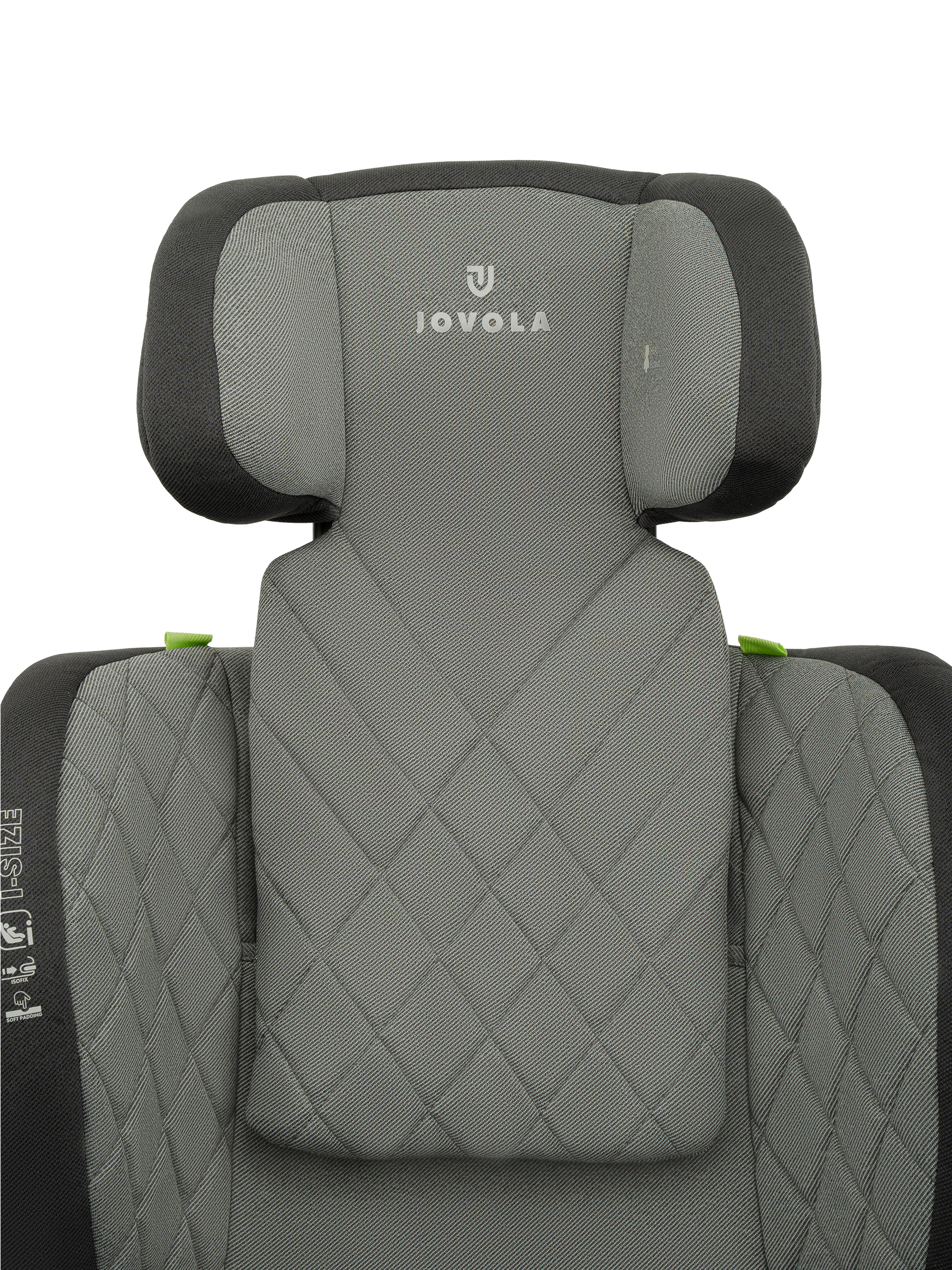 Автокресло JOVOLA Atour I-Size Isofix от 3 до 12 лет темно-серый - фото 19