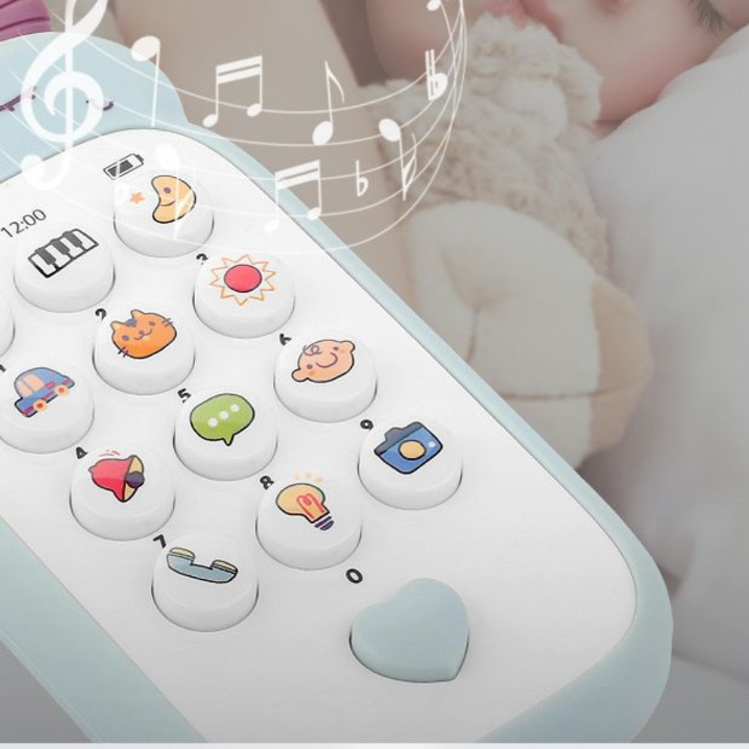 Развивающая игрушка MagicStyle детский музыкальный телефон для малышей игрушка единорог прорезыватель для зубов детский - фото 4