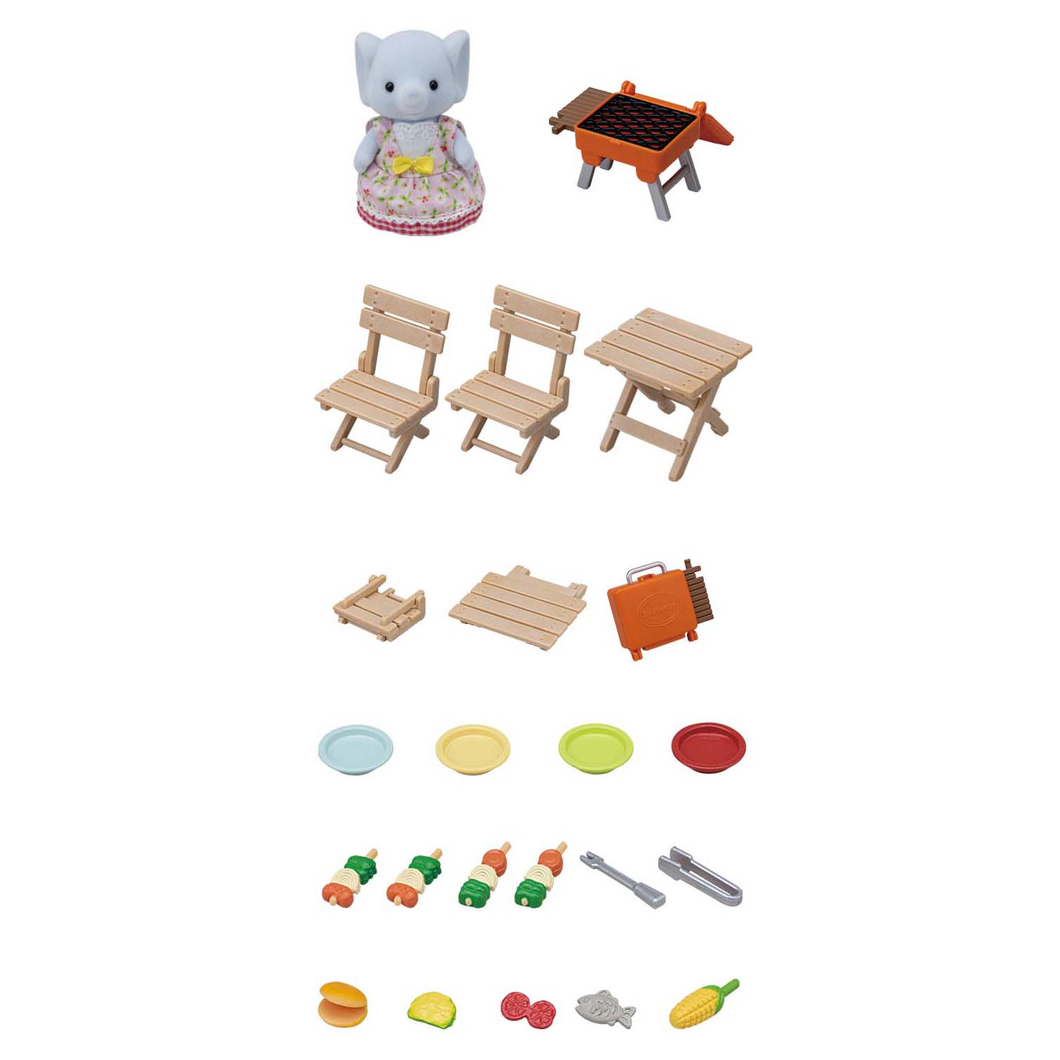 Набор Sylvanian Families Пикник с барбекью для друзей 5640 - фото 5