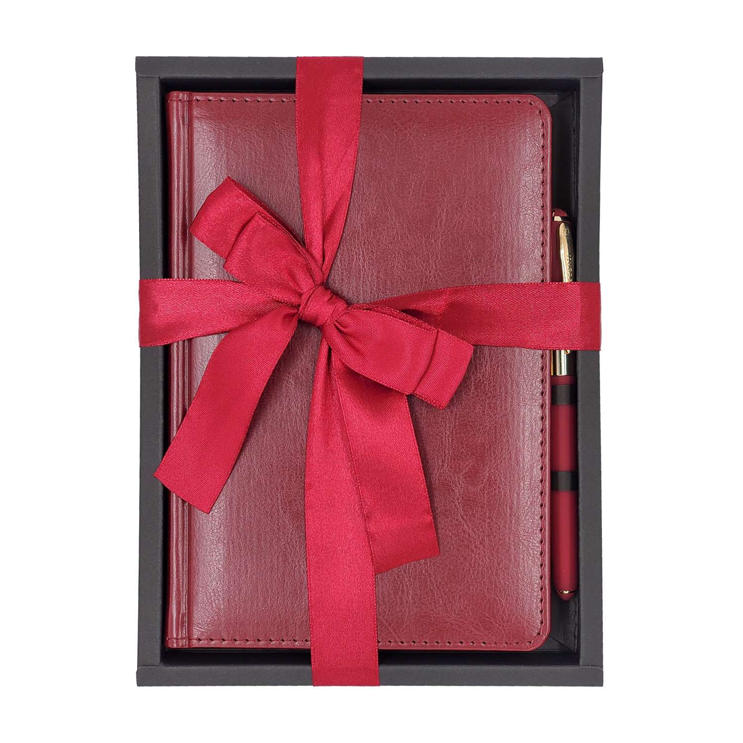Набор подарочный Bruno Visconti Sidney Nebraska бордовый А5 145х205 мм ежедневник и ручка - фото 1