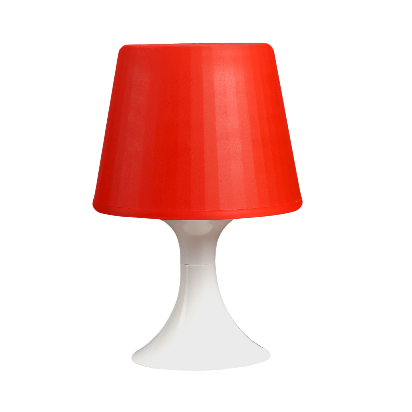 Настольная лампа RISALUX бордовая 19.5 см х 19.5 см х 28 см - фото 1