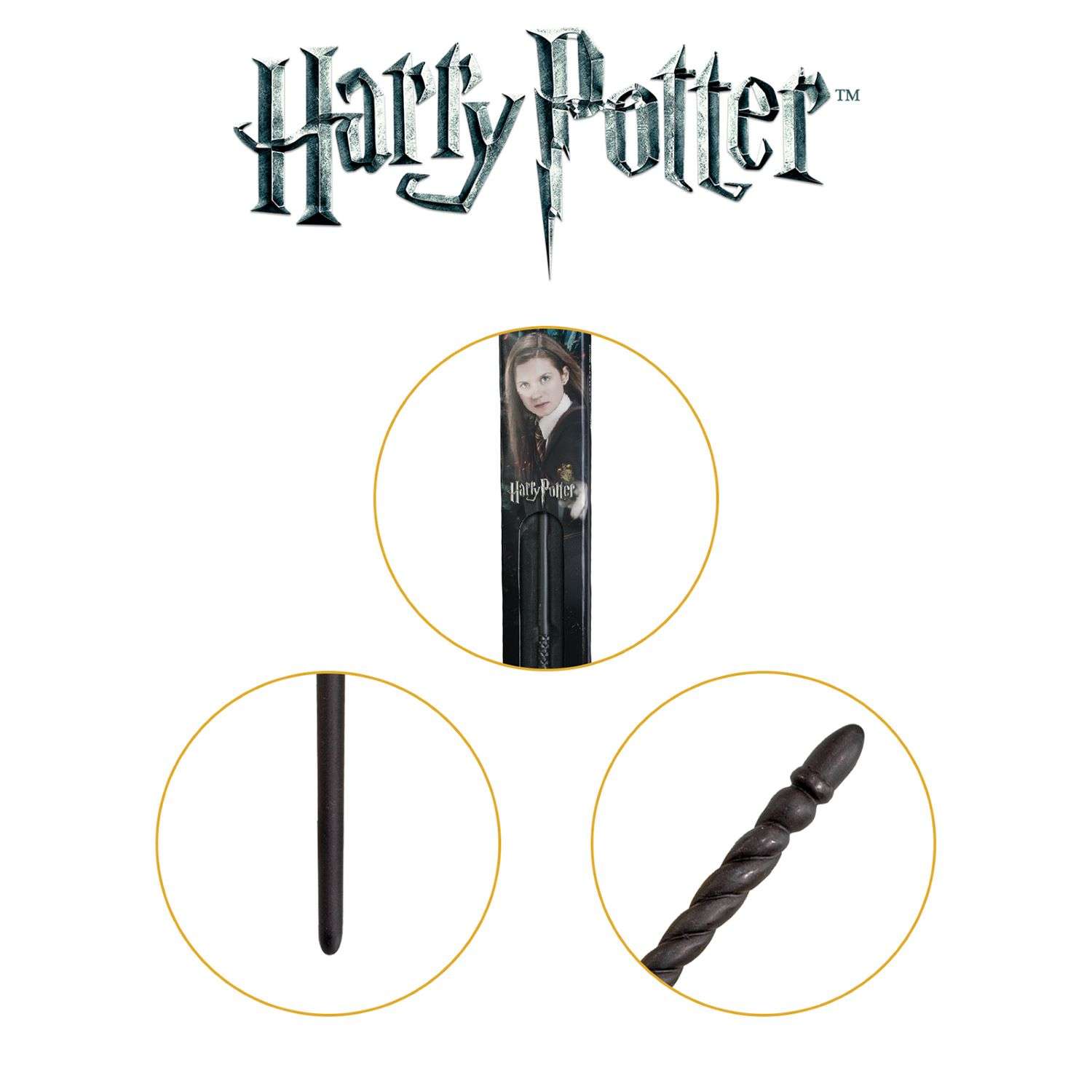 Волшебная палочка Harry Potter Джинни Уизли 36 см - premium series - фото 4