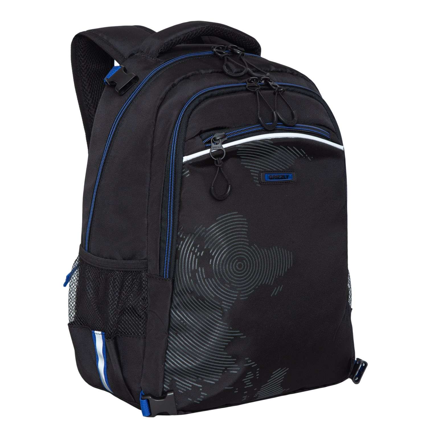 Рюкзак школьный Grizzly с мешком RB-056-1/4 - фото 3