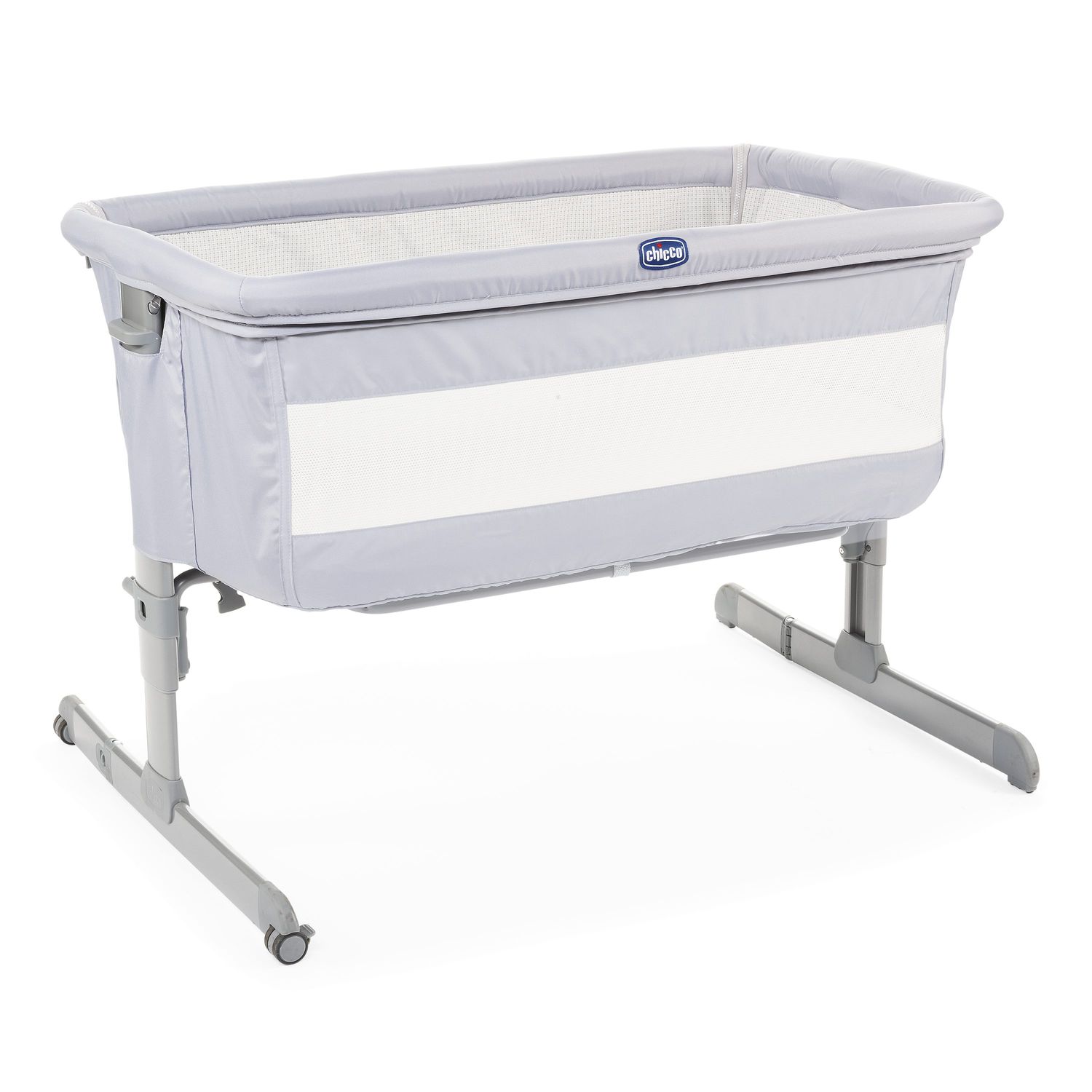 Кроватка Chicco Next2Me Standart Grey - фото 6