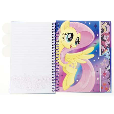 Записная книжка Kinderline My Little Pony с цветными разделителями 60л MPFS-UA1-5037