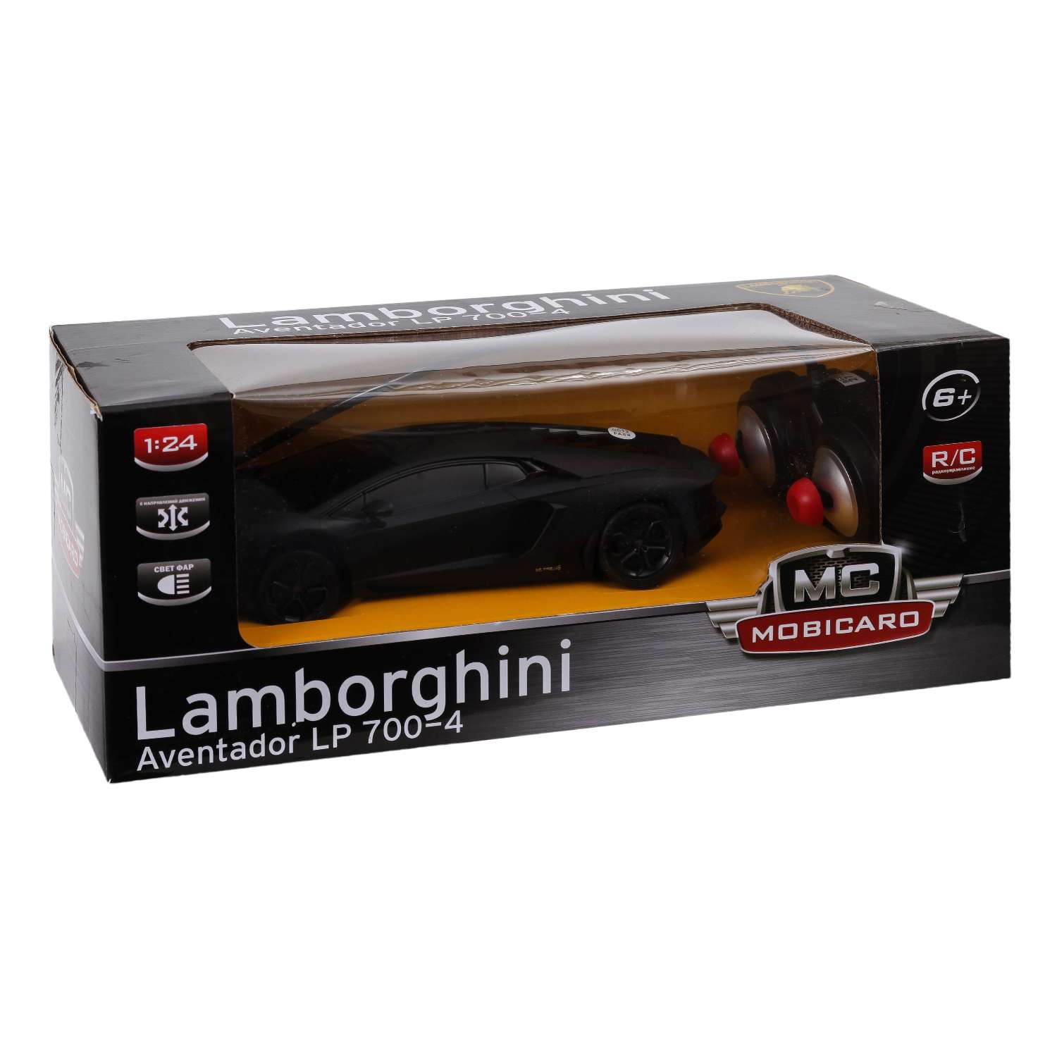 Машина Mobicaro РУ Lamborghini LP700 Черная - фото 2