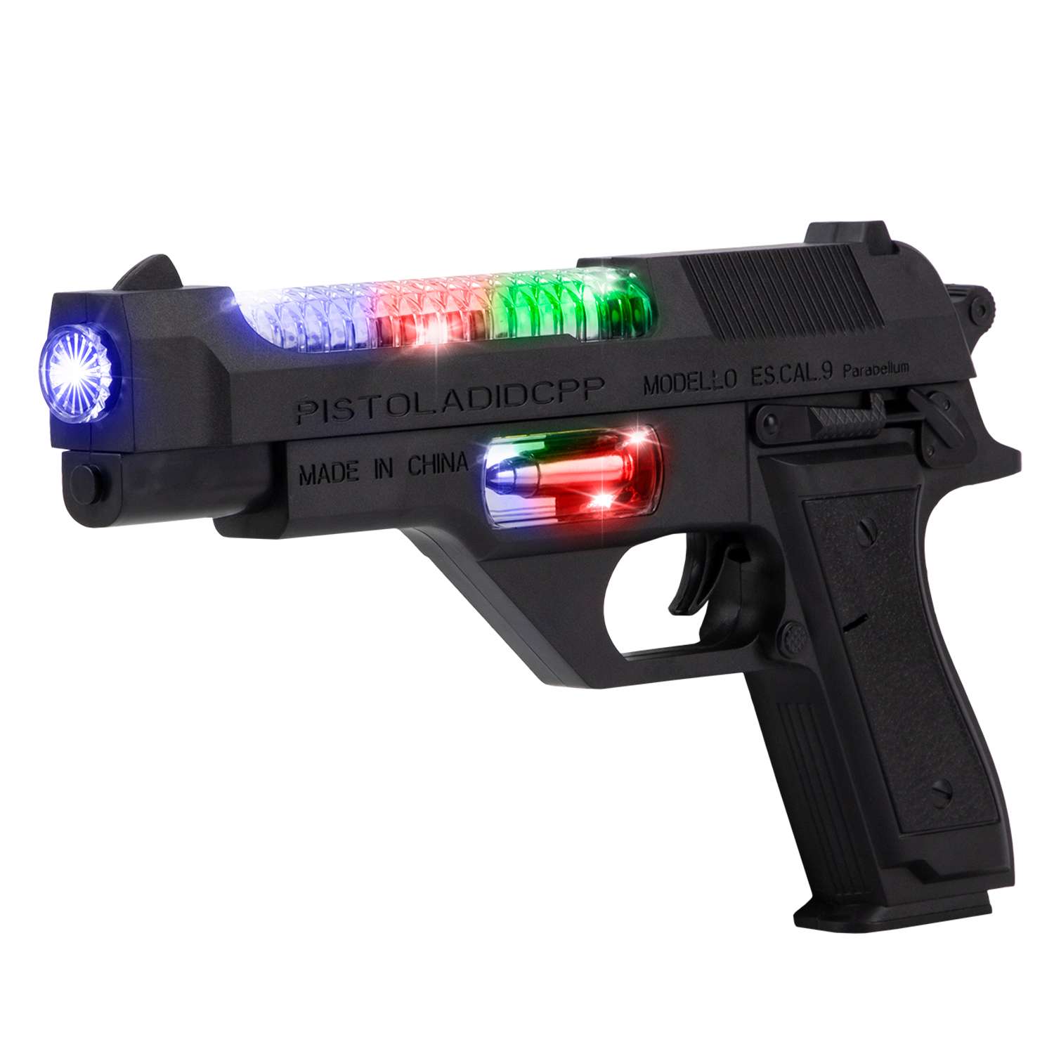 Игрушечное оружие Маленький Воин Пистолет 23 см на батарейках со звуком светом и вибрацией JB0211026 - фото 5