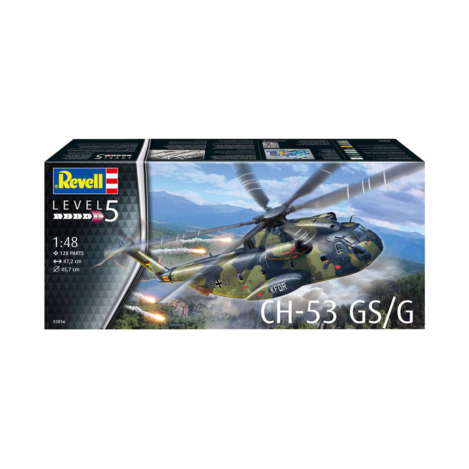 Модель для сборки Revell Тяжёлый транспортный вертолёт CH-53 GSG 03856 - фото 1