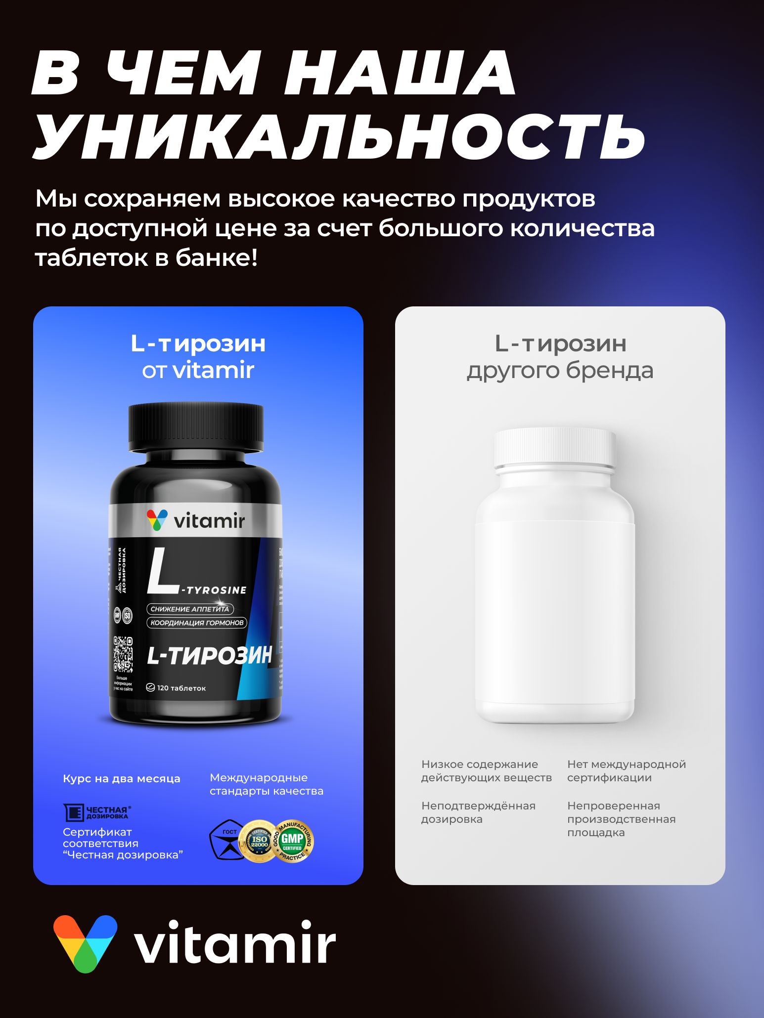 БАД моно-и-мульти-аминокислота VITAMIR Аргинин - фото 5