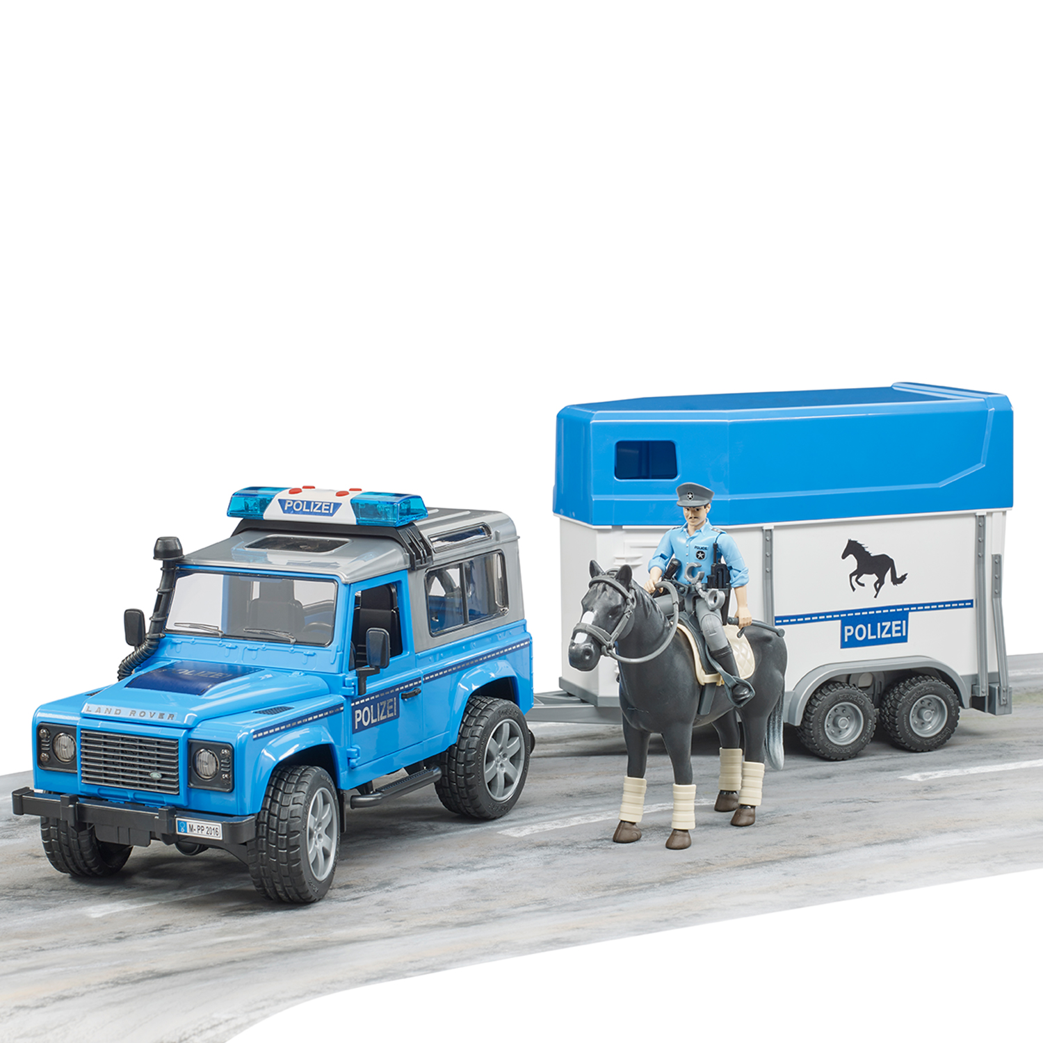 Игровой набор Bruder Land Rover Полиция 02-588 - фото 9