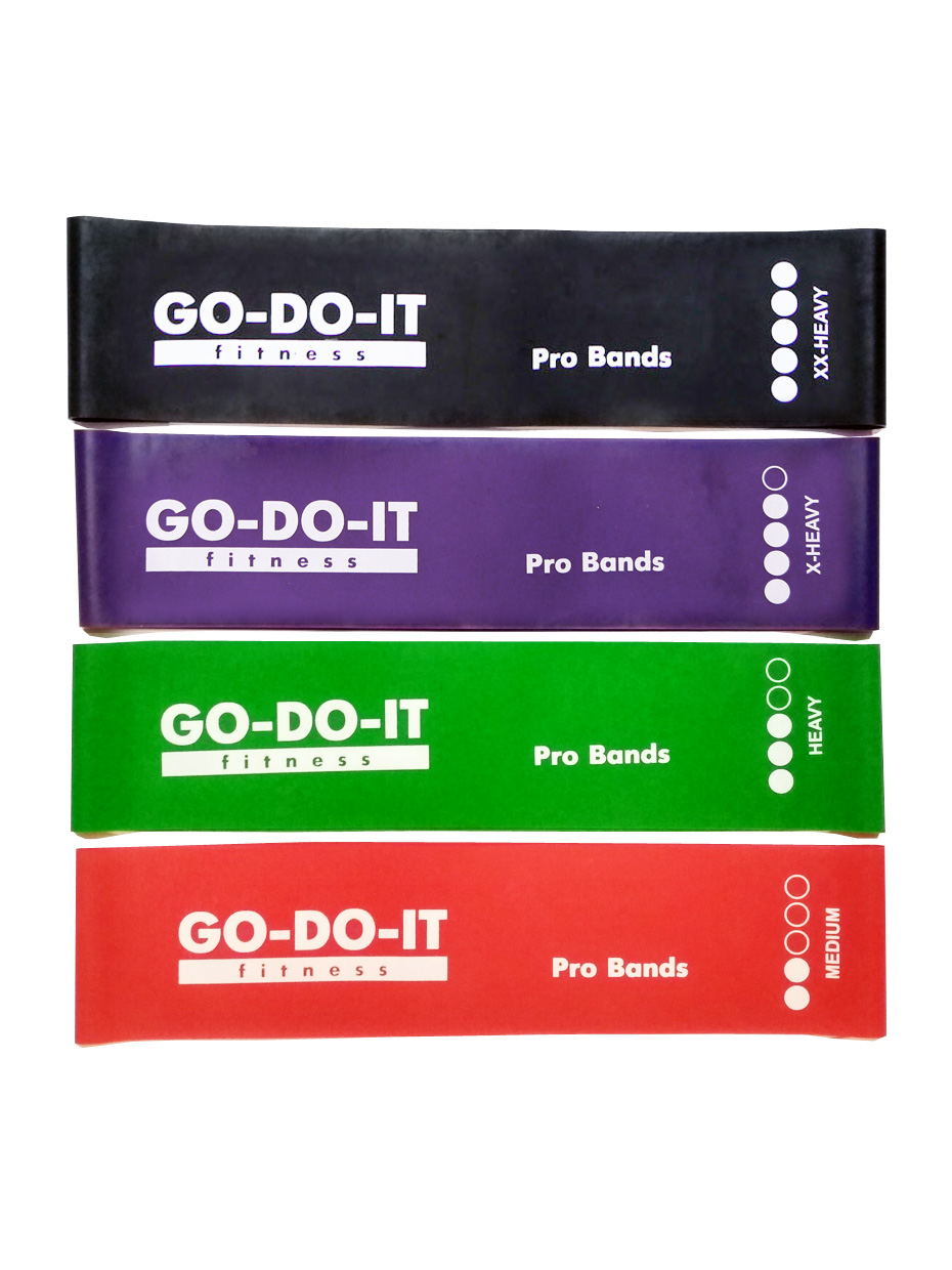 Резинки для фитнеса GO-DO-IT PROFI 4 шт 8 - 28 кг - фото 5