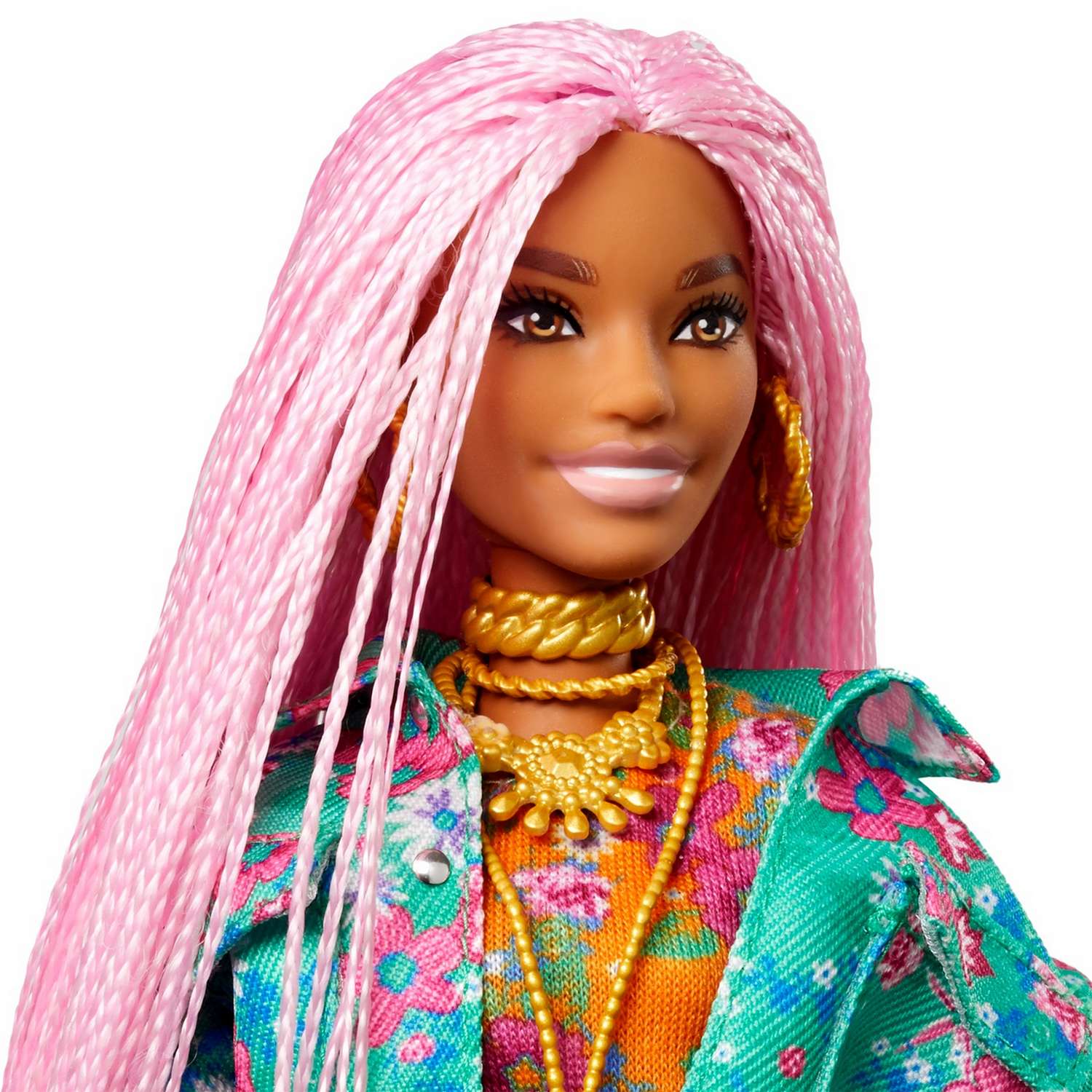 Кукла Barbie Экстра с розовыми косичками GXF09 GXF09 - фото 7