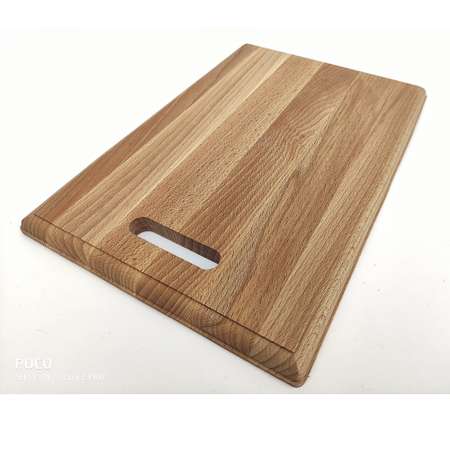 Разделочная доска Хозяюшка деревянная из бука 34х23х1.7 см
