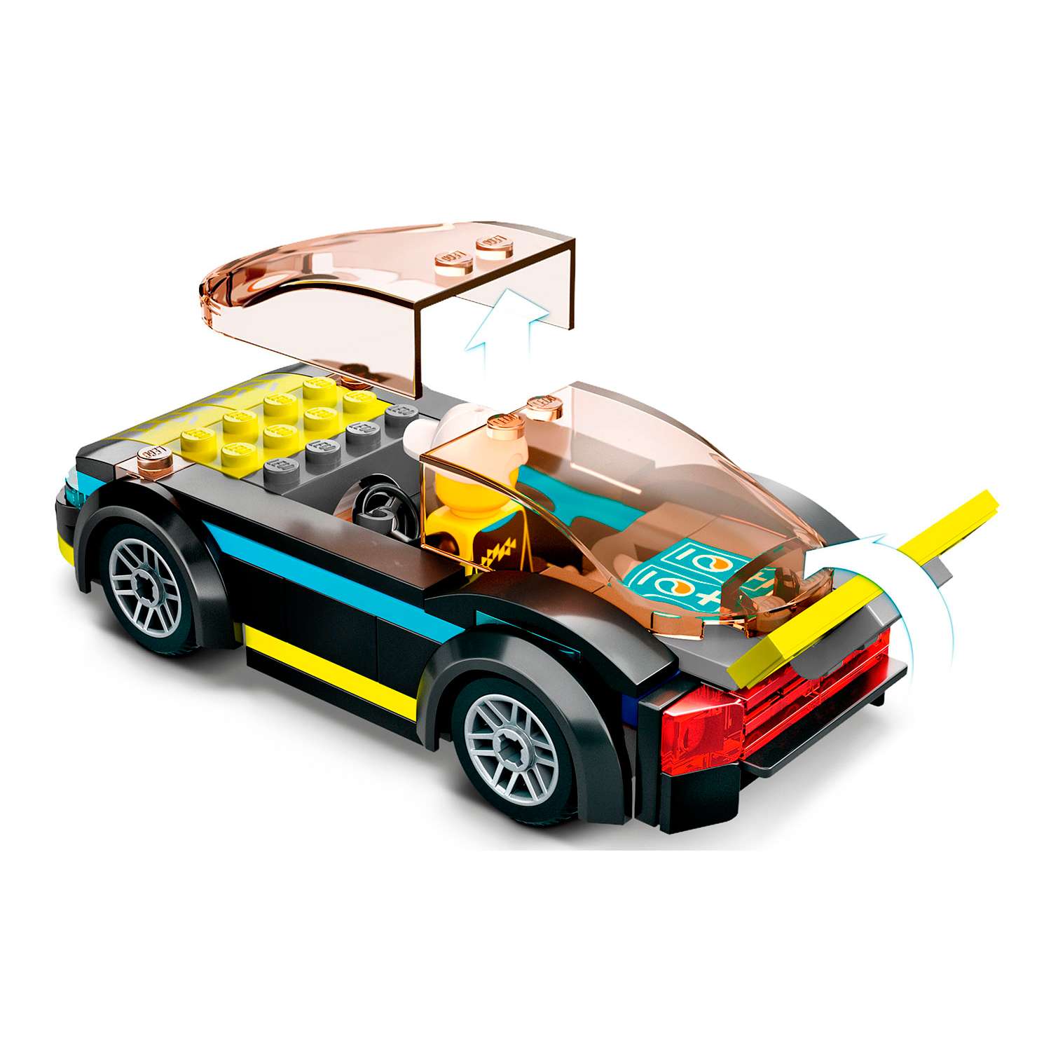 Конструктор детский LEGO City Электрический спорткар 60383 - фото 3
