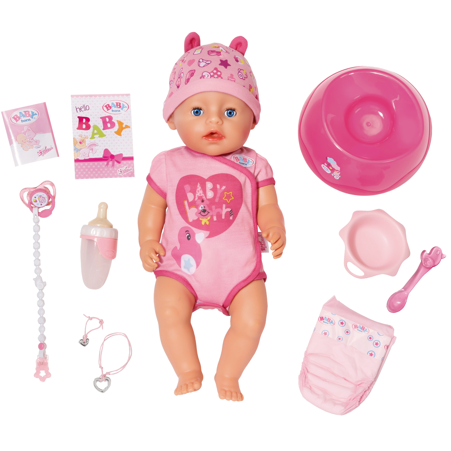 Кукла Zapf Creation Baby Born интерактивная 825-938 купить по цене 1999 ₽ в  интернет-магазине Детский мир