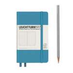 Блокнот Leuchtturm1917 Classic A6 80гм2 187 стр в точку твердая обложка цвет нордический синий