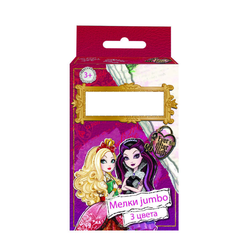 Мел цветной Ever After High 3 шт - фото 1