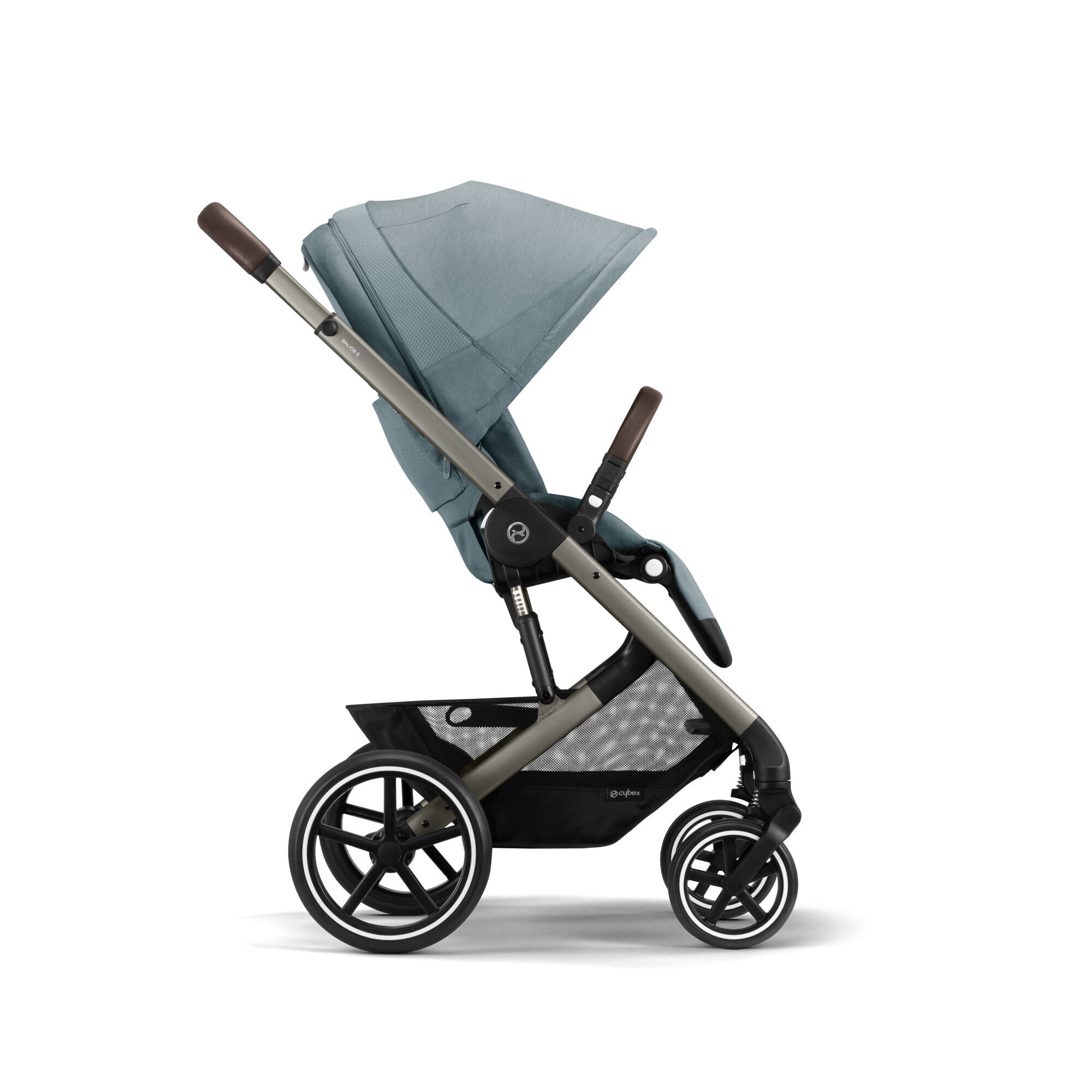 Коляска Cybex Balios S Lux Sky Blue с дождевиком - фото 4